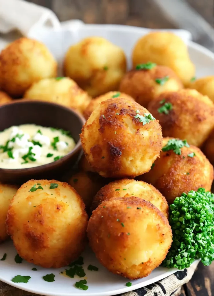 crispy potato balls