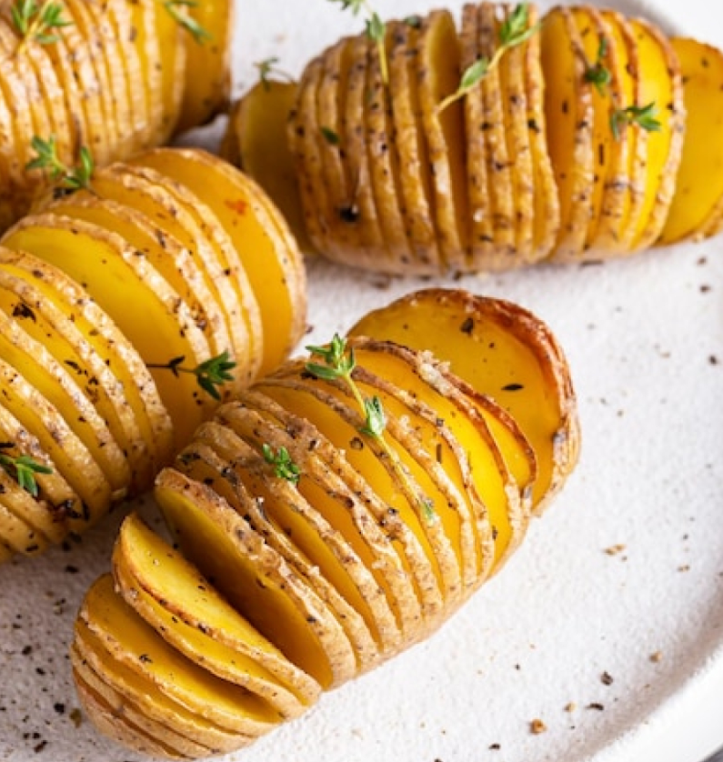 Delicious Accordion Potatoes Recipe - A Trendy TikTok Favorite