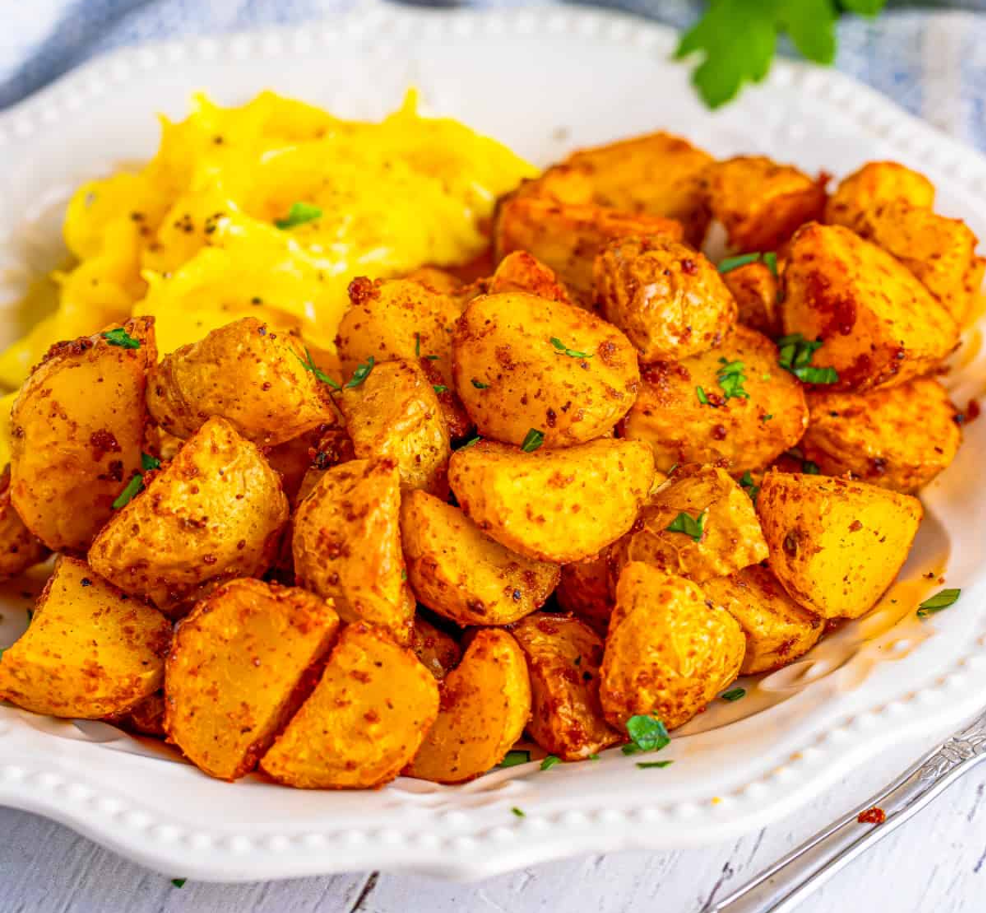 Easy and Crispy Air Fryer Breakfast Potatoes Recipe | Healthy Morning Side