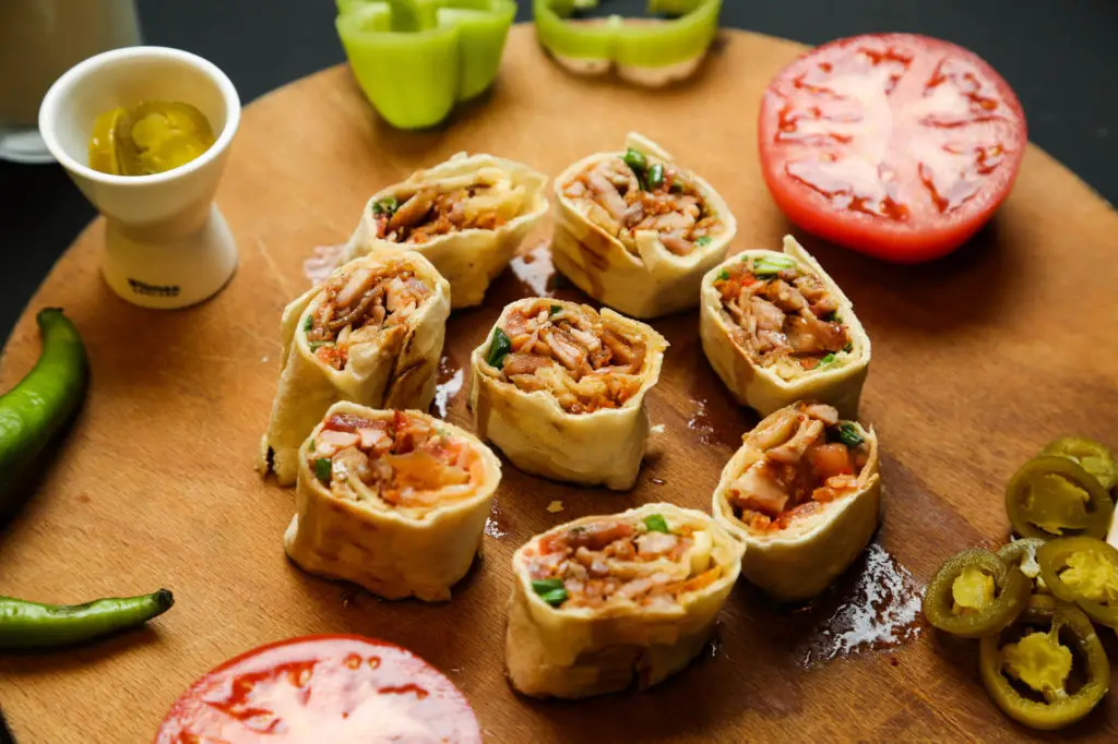 Buffalo Chicken Pizza Rolls