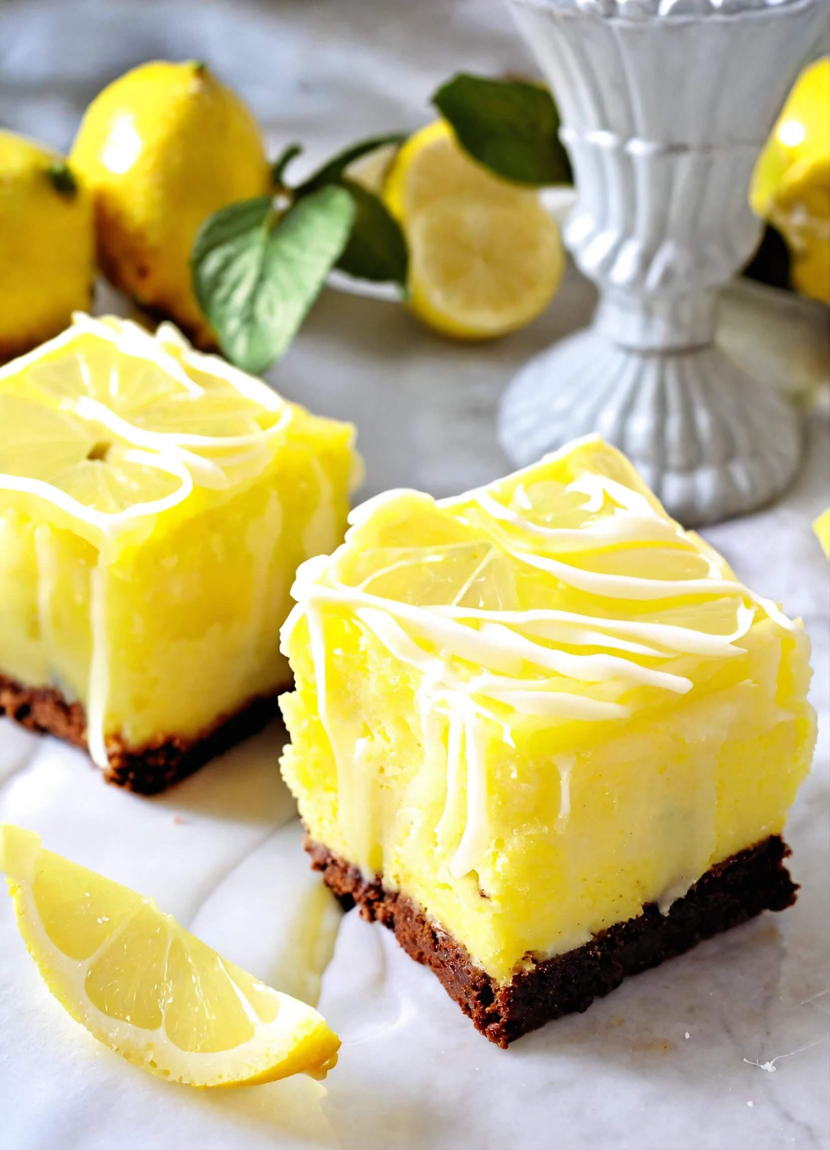 lemon brownies